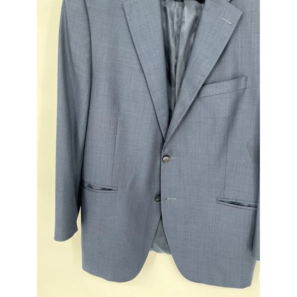 Peter Millar Blazer Men's 44R Single‎ Breasted Navy Blue 100% Wool Sport Coat